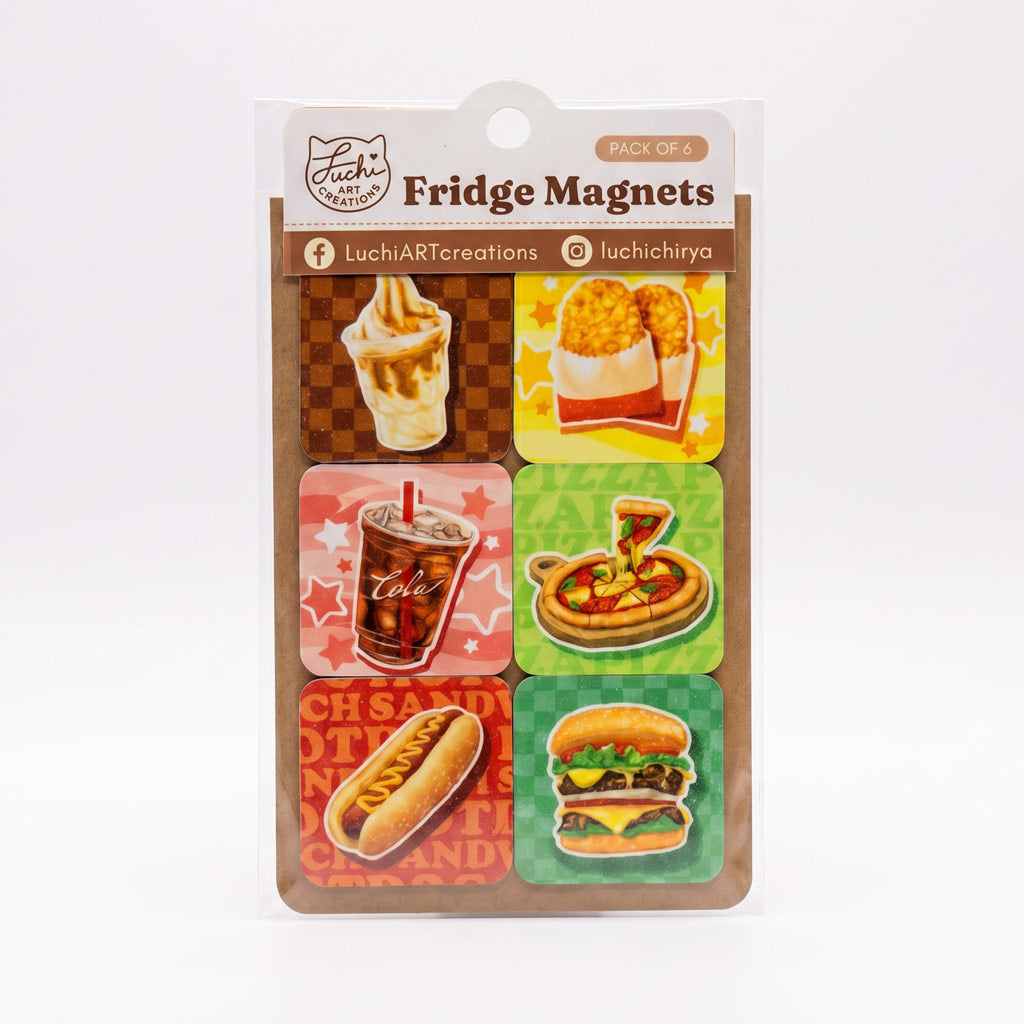 Fast Food Magnet Set
