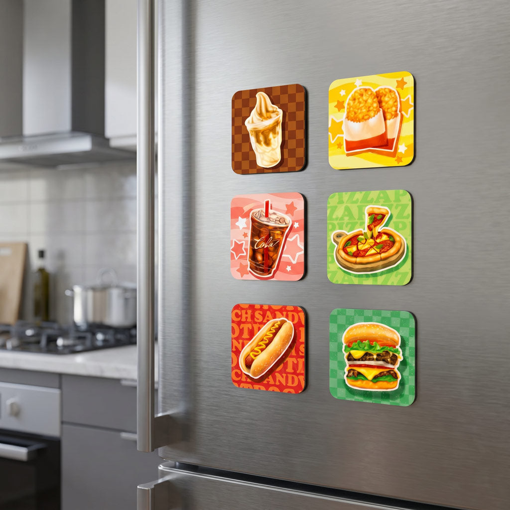 Fast Food Magnet Set