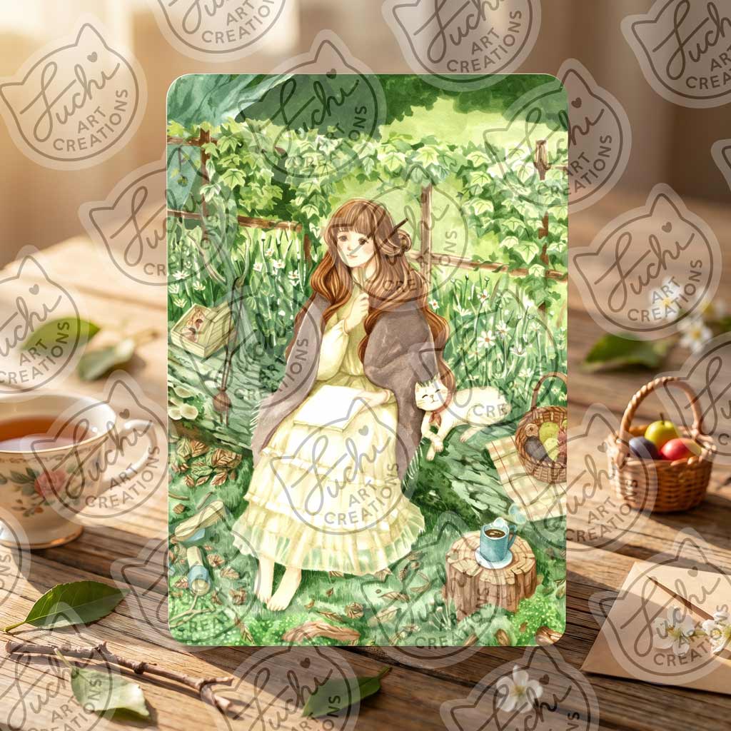"Hiraya" Watercolor Art Postcard
